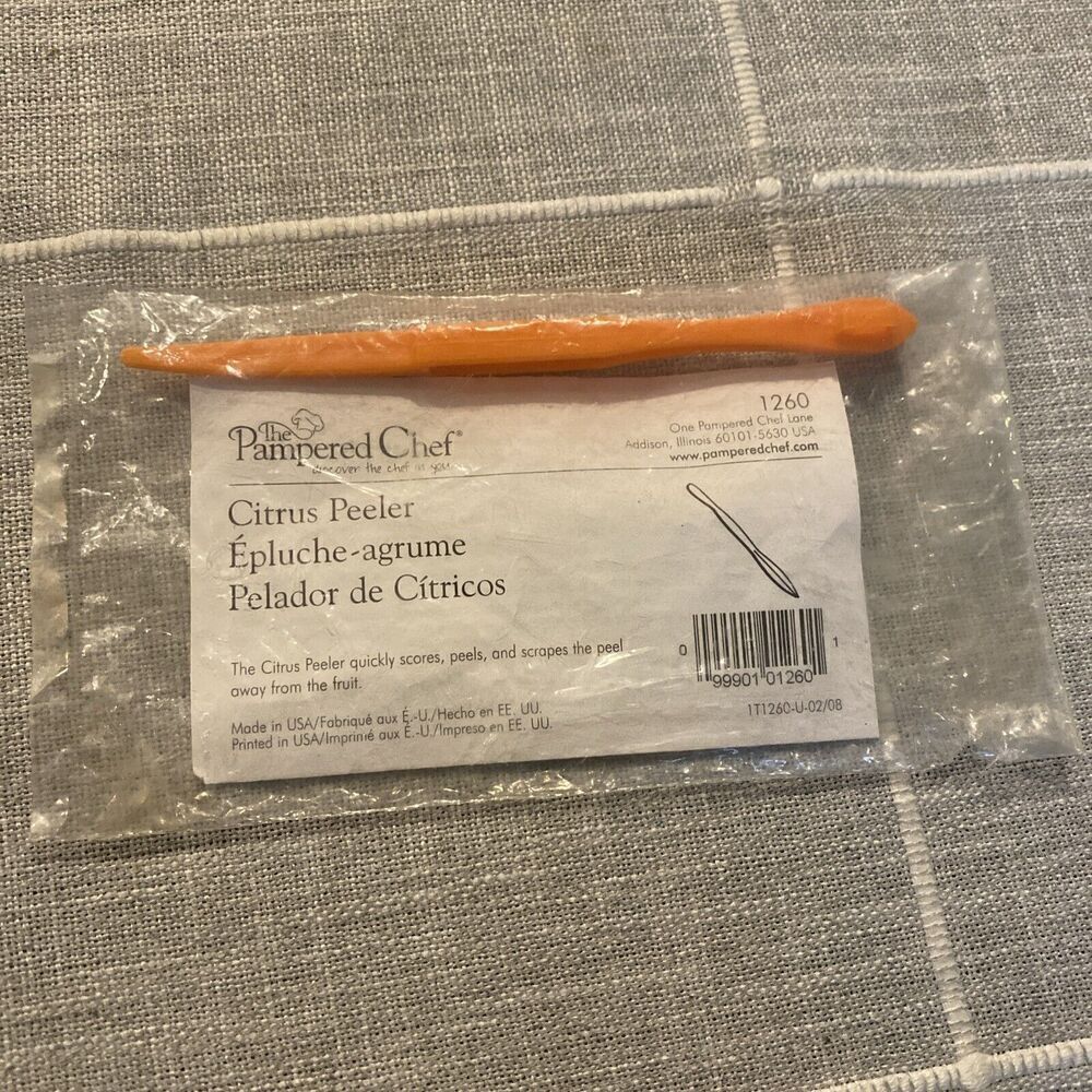 Pampered Chef Citrus Peeler #1260 NIP Brand new Orange Fruit